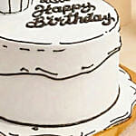 Comical Treat Birthday Chocolate Cake