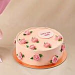 Moms Love Lily Bouquet with Cake