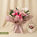 Love You Mom Carnation Bouquet