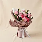 Love You Mom Carnation Bouquet