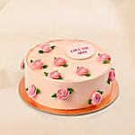 Elegant Dual Chrysanthemum Bouquet and Cake