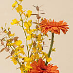 Golden Sunshine Smiley Mug Arrangement