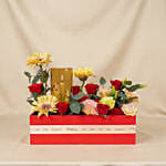 Luminous Garden Floral & LED Candle Box