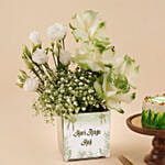 Joyous Raya Blooms and Cake Combo Set