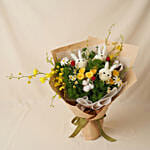 Whimsical Bunny Bloom Buddies Flower Bouquet