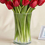 20 Red Tulip Arrangement