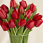 20 Red Tulip Arrangement