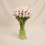Pink Tulips Arrangement Standard