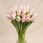 Pink Tulips Arrangement Standard