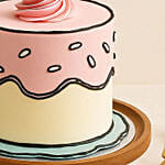 2D Comic Cake