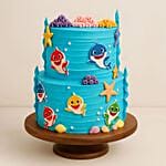 Adorable Baby Shark Theme Cake