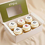 Wo Ai Ni - Romantic Vanilla Cupcake Set