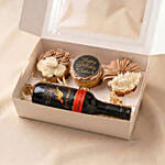 Yellow Tail Wine and Personalized Cupcake Set
