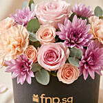 Elegant Flower Arrangement in a Premium Black Box