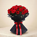 LED Elegance Rose Embrace Bouquet