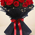 LED Elegance Rose Embrace Bouquet