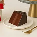 Romantic Rose Flowers with Chocolate Cake