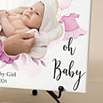 Personalized New Born Baby Girl Photo Frame