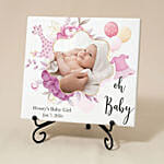 Personalized New Born Baby Girl Photo Frame