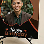 Personalised Birthday Photo Gift Stand