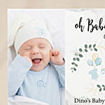 Personalized New Born Baby Boy Photo Frame