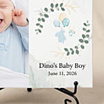 Personalized New Born Baby Boy Photo Frame