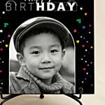Playful Personalised Birthday Photo Frame