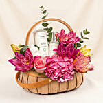 Body Care And Flowers Basket
