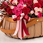 Basket of Love Roses