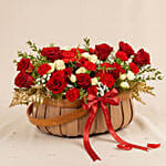 Romantic Rose Basket