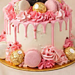 Red Wine and Ferrero Rocher Celebration Cake