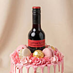Red Wine and Ferrero Rocher Celebration Cake