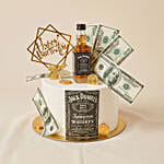 Whiskey Wealth Celebration Chocolate Fudge Cake