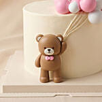 Sweet Bear & Balloons Celebration Cake