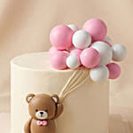 Sweet Bear & Balloons Celebration Cake