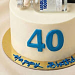 Absolut Vodka Birthday Cake