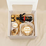 Yellow Tail and Ferrero Rocher Bento Cake Surprise Birthday Box