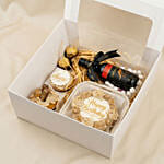 Yellow Tail and Ferrero Rocher Bento Cake Surprise Birthday Box