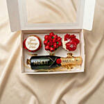 Moet Champagne and Personalised Cupcake Trio