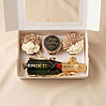 Personalised Cupcakes & Mini Moet Bundle