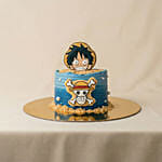 One Piece Straw Hat Pirate Chocolate Cake