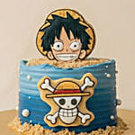 One Piece Straw Hat Pirate Chocolate Cake
