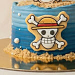 One Piece Straw Hat Pirate Chocolate Cake