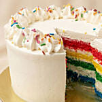 Eggless Rainbow Sponge Vanilla Cake 750g