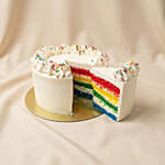 Eggless Rainbow Sponge Vanilla Cake 750g