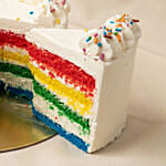 Eggless Rainbow Sponge Vanilla Cake 750g