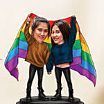Personalised Celebrate Love Caricature Display