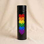 Rainbow Hearts Temperature Bottle Gift