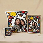 Joyful Moments Cushion Mug and Frame