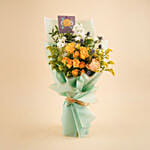 Engineering Graduate Yellow Flower Bouquet